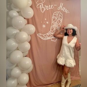 Sister Jane- white denim dress!